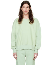 mintgrünes Sweatshirt von Les Tien