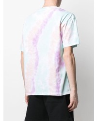 mintgrünes Mit Batikmuster T-Shirt mit einem Rundhalsausschnitt von Nike