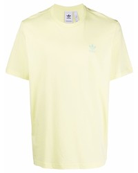 mintgrünes T-Shirt mit einem Rundhalsausschnitt von adidas
