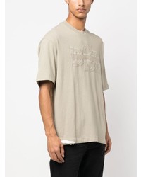 mintgrünes T-Shirt mit einem Rundhalsausschnitt von Diesel