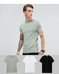 mintgrünes T-Shirt mit einem Rundhalsausschnitt von ASOS DESIGN