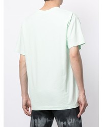 mintgrünes T-Shirt mit einem Rundhalsausschnitt von John Elliott