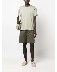 mintgrünes T-Shirt mit einem Rundhalsausschnitt von Brioni