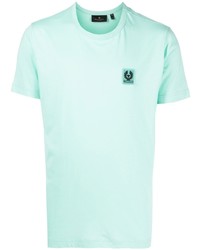 mintgrünes T-Shirt mit einem Rundhalsausschnitt von Belstaff