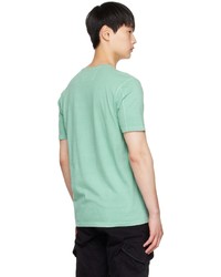 mintgrünes T-Shirt mit einem Rundhalsausschnitt von C.P. Company
