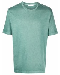 mintgrünes T-Shirt mit einem Rundhalsausschnitt von Boglioli