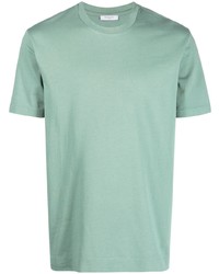 mintgrünes T-Shirt mit einem Rundhalsausschnitt von Boglioli