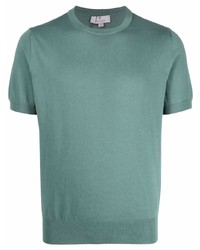 mintgrünes T-Shirt mit einem Rundhalsausschnitt von Canali