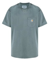 mintgrünes T-Shirt mit einem Rundhalsausschnitt von Carhartt WIP