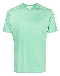 mintgrünes T-Shirt mit einem Rundhalsausschnitt von Comme Des Garcons SHIRT