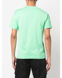 mintgrünes T-Shirt mit einem Rundhalsausschnitt von Stone Island