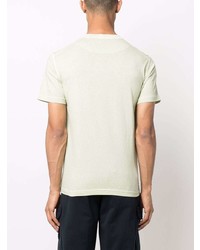 mintgrünes T-Shirt mit einem Rundhalsausschnitt von Stone Island