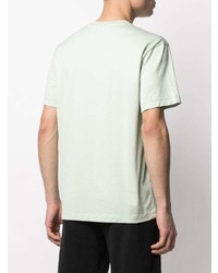 mintgrünes T-Shirt mit einem Rundhalsausschnitt von Stone Island