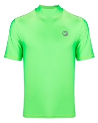 mintgrünes T-Shirt mit einem Rundhalsausschnitt von Coperni