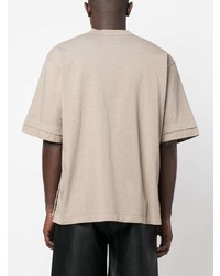 mintgrünes T-Shirt mit einem Rundhalsausschnitt von Sacai