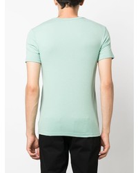 mintgrünes T-Shirt mit einem Rundhalsausschnitt von Tom Ford