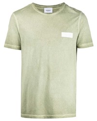 mintgrünes T-Shirt mit einem Rundhalsausschnitt von Dondup