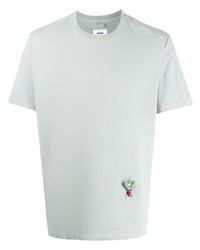 mintgrünes T-Shirt mit einem Rundhalsausschnitt von Doublet