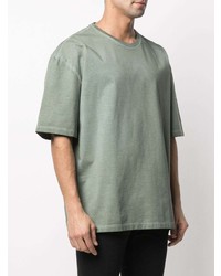 mintgrünes T-Shirt mit einem Rundhalsausschnitt von Maison Margiela