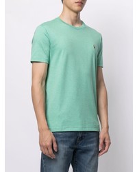 mintgrünes T-Shirt mit einem Rundhalsausschnitt von Polo Ralph Lauren