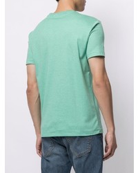 mintgrünes T-Shirt mit einem Rundhalsausschnitt von Polo Ralph Lauren