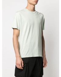 mintgrünes T-Shirt mit einem Rundhalsausschnitt von Stone Island