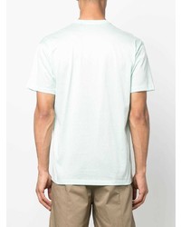 mintgrünes T-Shirt mit einem Rundhalsausschnitt von Low Brand