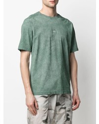 mintgrünes T-Shirt mit einem Rundhalsausschnitt von Stone Island