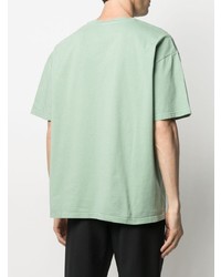 mintgrünes T-Shirt mit einem Rundhalsausschnitt von A.P.C.