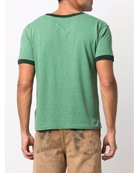 mintgrünes T-Shirt mit einem Rundhalsausschnitt von Maison Margiela