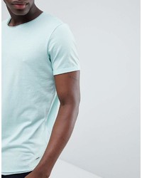 mintgrünes T-Shirt mit einem Rundhalsausschnitt von Esprit