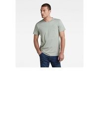 mintgrünes T-Shirt mit einem Rundhalsausschnitt von G Star