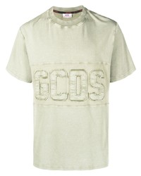 mintgrünes T-Shirt mit einem Rundhalsausschnitt von Gcds