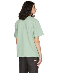 mintgrünes T-Shirt mit einem Rundhalsausschnitt von GR10K