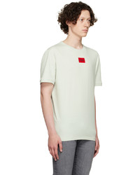 mintgrünes T-Shirt mit einem Rundhalsausschnitt von Hugo
