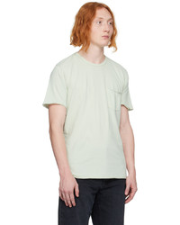mintgrünes T-Shirt mit einem Rundhalsausschnitt von rag & bone