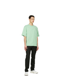 mintgrünes T-Shirt mit einem Rundhalsausschnitt von Acne Studios