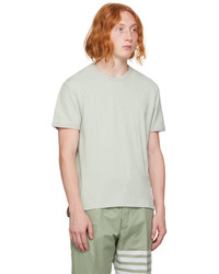 mintgrünes T-Shirt mit einem Rundhalsausschnitt von Thom Browne