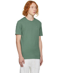 mintgrünes T-Shirt mit einem Rundhalsausschnitt von BOSS