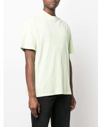 mintgrünes T-Shirt mit einem Rundhalsausschnitt von Han Kjobenhavn