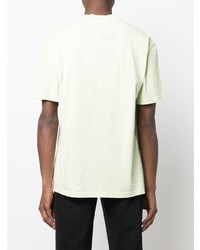 mintgrünes T-Shirt mit einem Rundhalsausschnitt von Han Kjobenhavn