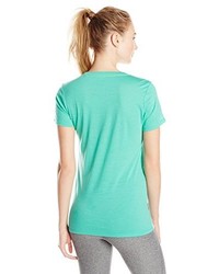 mintgrünes T-Shirt mit einem Rundhalsausschnitt von Icebreaker