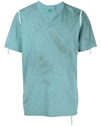 mintgrünes T-Shirt mit einem Rundhalsausschnitt von Isaac Sellam Experience