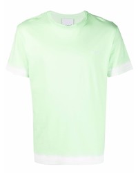 mintgrünes T-Shirt mit einem Rundhalsausschnitt von Koché