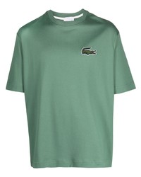 mintgrünes T-Shirt mit einem Rundhalsausschnitt von Lacoste