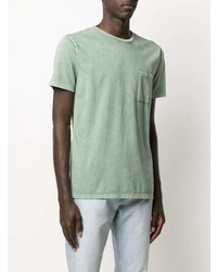 mintgrünes T-Shirt mit einem Rundhalsausschnitt von Levi's Made & Crafted