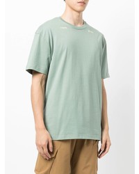 mintgrünes T-Shirt mit einem Rundhalsausschnitt von Off Duty