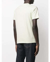 mintgrünes T-Shirt mit einem Rundhalsausschnitt von Stone Island