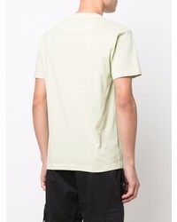 mintgrünes T-Shirt mit einem Rundhalsausschnitt von Stone Island