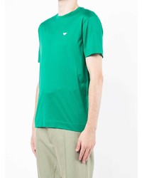 mintgrünes T-Shirt mit einem Rundhalsausschnitt von Emporio Armani